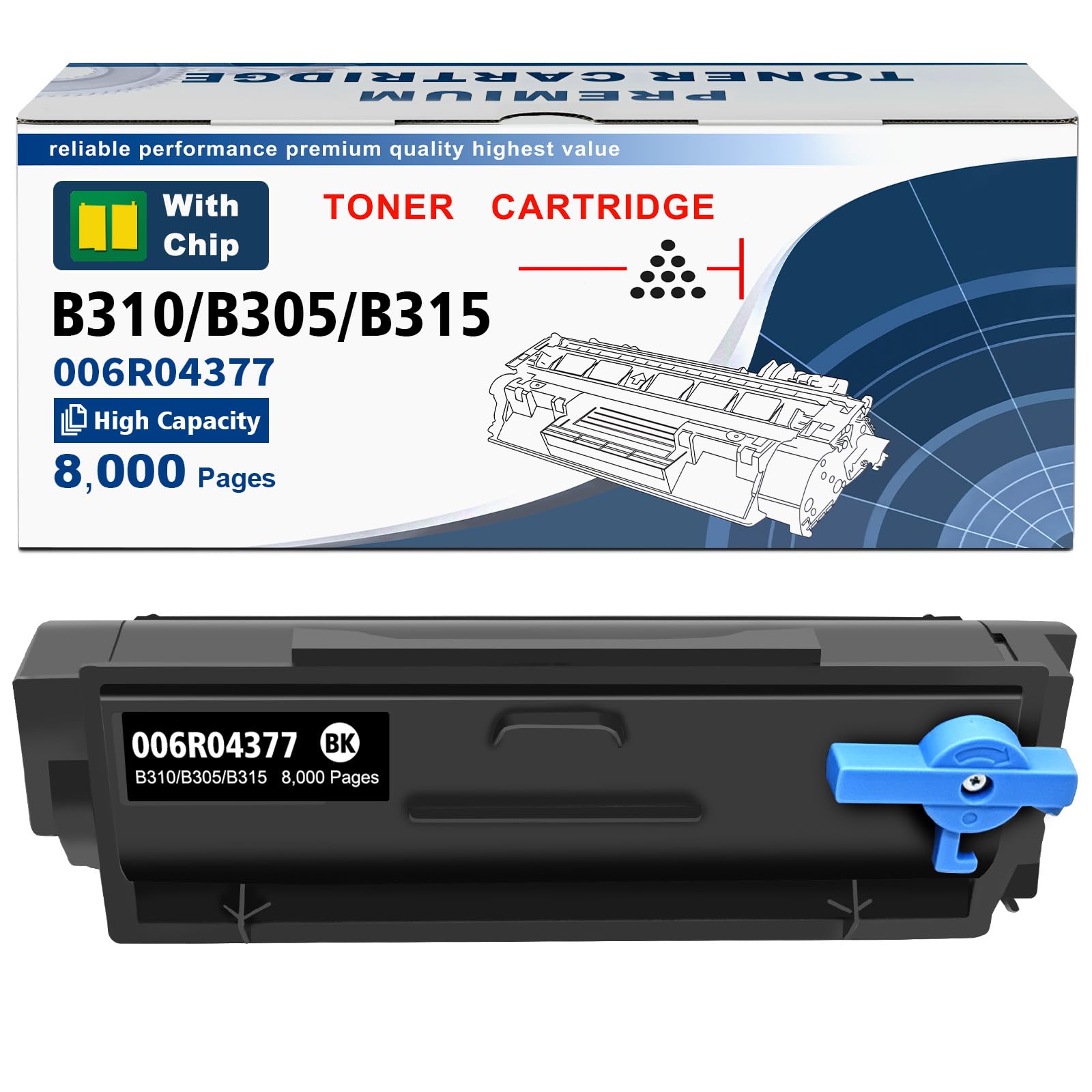 Made By Xerox 006R04377 Black Toner Cartridge High Yield, For B305, B310, And B315 - View #7