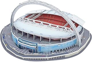 Comprar Habarri Wembley Stadion Puzzle 3D - Puzzle-Stade 3D - Estadio de fútbol 3D para niños y adultos - Modelo de estadio de fútbol - Modelo de construcción - 81 elementos