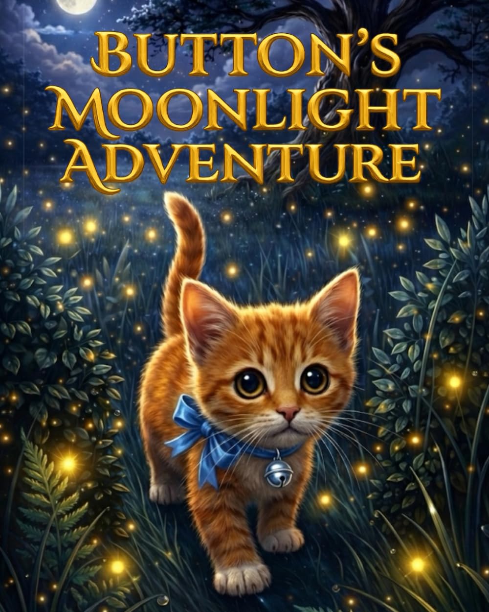 Button's Moonlight Adventure: An Enchanting Illustrated Bedtime Story for Curious Little Explorers Following a Brave Tiny Kitten on a Midnight Quest ... Bell and Discover the Magic (Pet Stories)