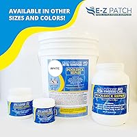 Vista 4 de E-Z Patch 2 - Kit de reparación de parches de piscina para terrazas de piscina y patios, reparación de concreto de bricolaje (blanco, 3 libras)