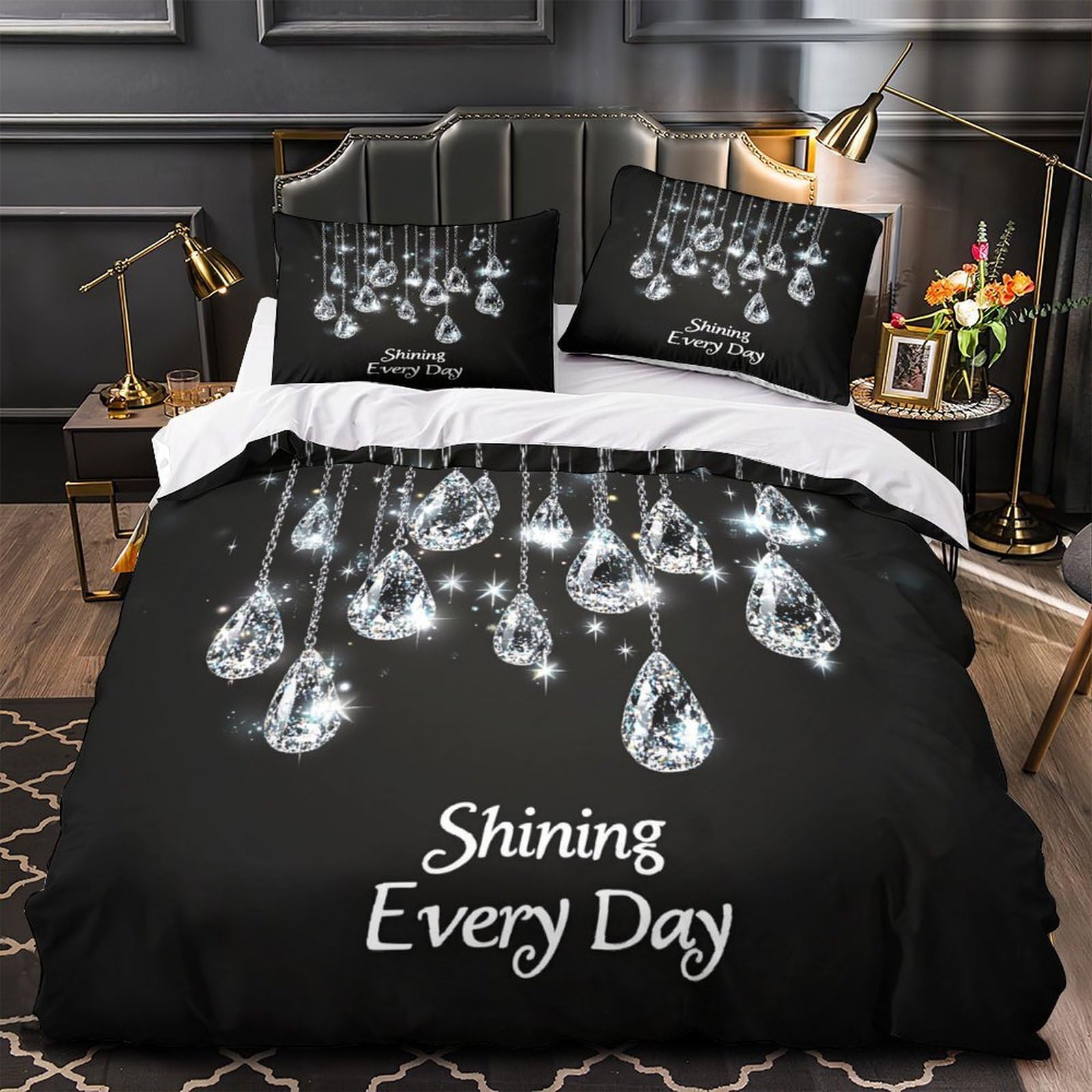 Linge de lit style graffiti 260x220cm pour créer une chambre d'ado moderne et confortable