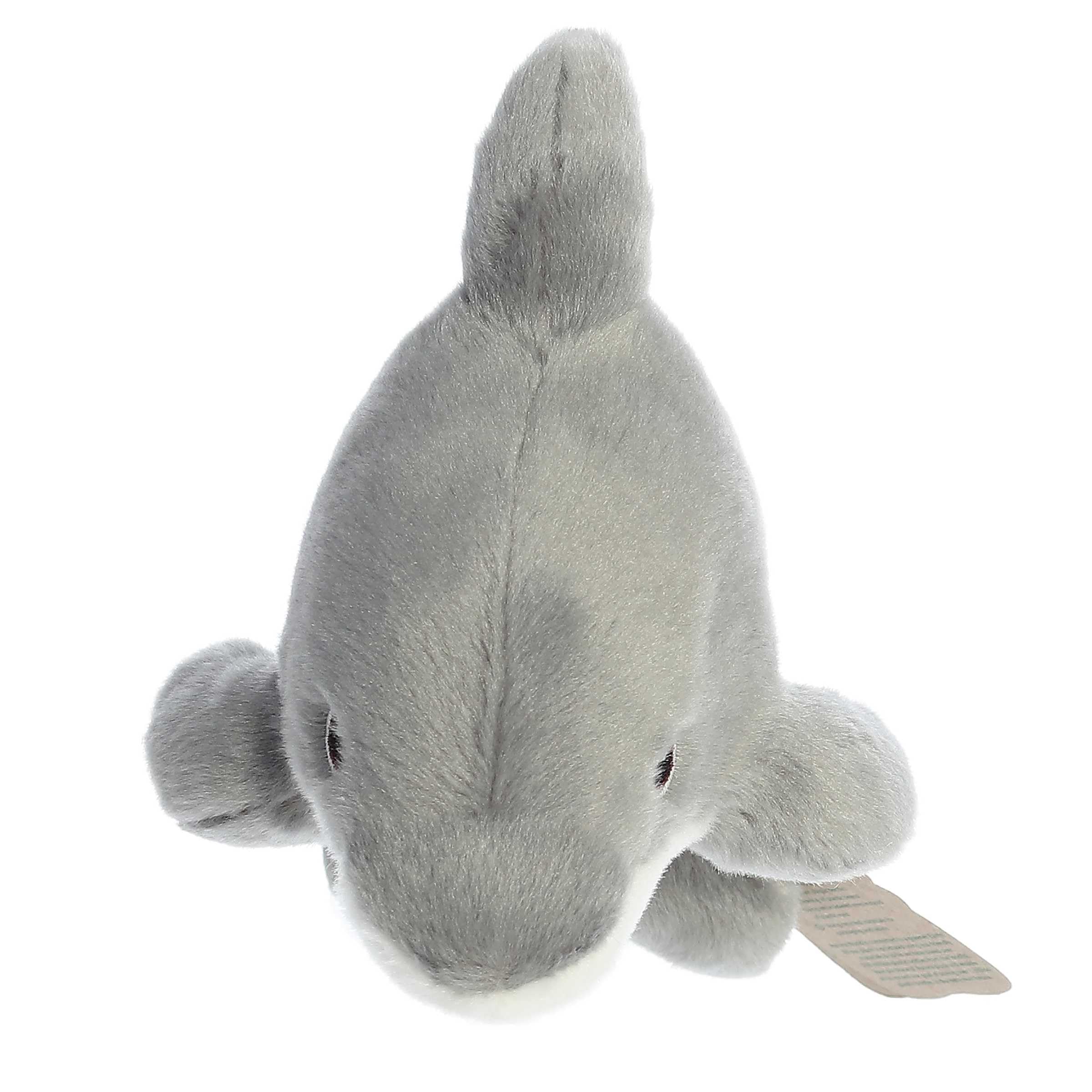 Aurora(r) Responsibly Made Eco Nation(tm) Eco Softies(tm) Dolphin Stuffed Animal - Ideal for Playtime Adventures - Perfect for Birthdays or Just Because - Grey 8 Inches - Image 2