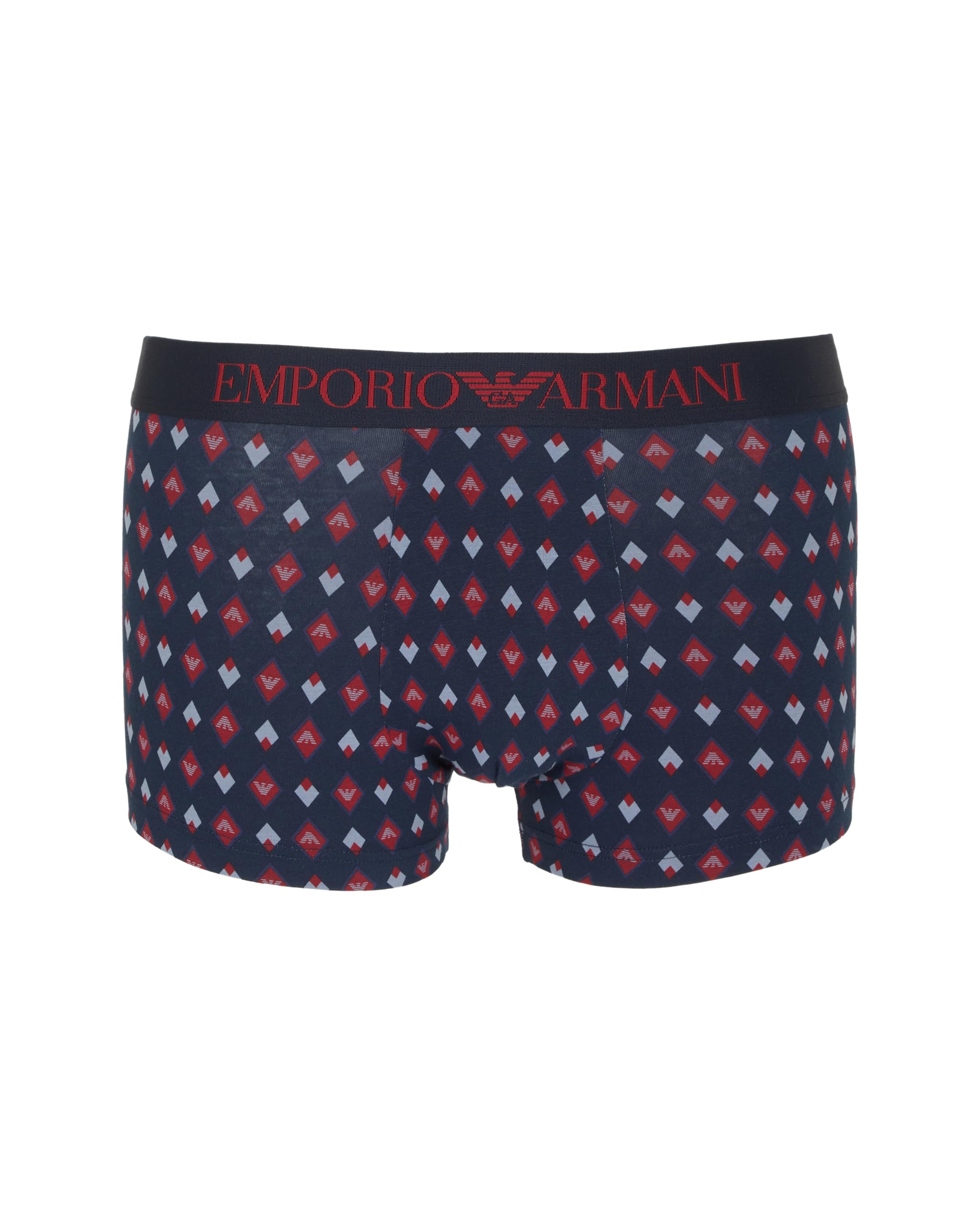 Emporio Armani Man's Classic Pattern Mix Trunk Blue L