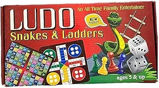 لعبة بطاقات السلم والثعبان من لودو، بالغ