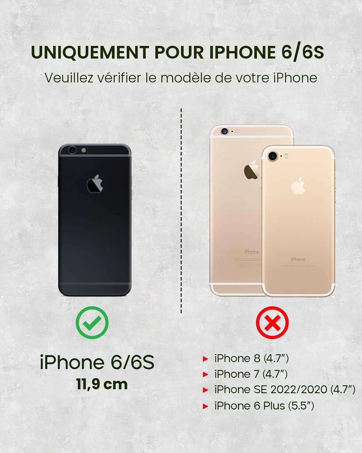 Porter Riley - Étui en Cuir pour iPhone 6 / iPhone 6s. Support/Housse/Portefeuille/étui à Rabat en Cuir véritable de qualité supérieure avec [Support Horizontal] [Cadre Durable] (Marron Chocolat)