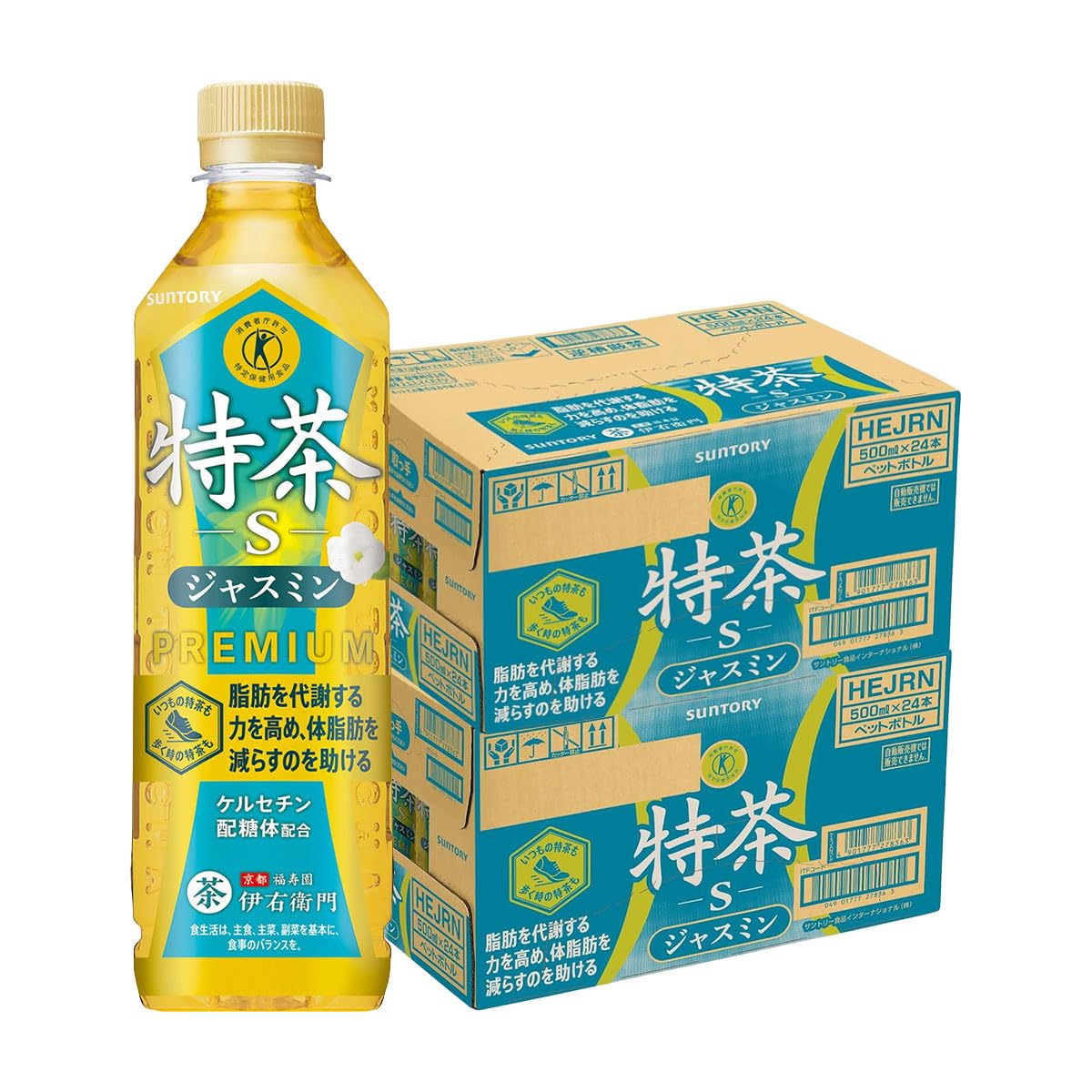 Amazon.co.jp: [トクホ] サントリー 伊右衛門 特茶 ジャスミン お茶