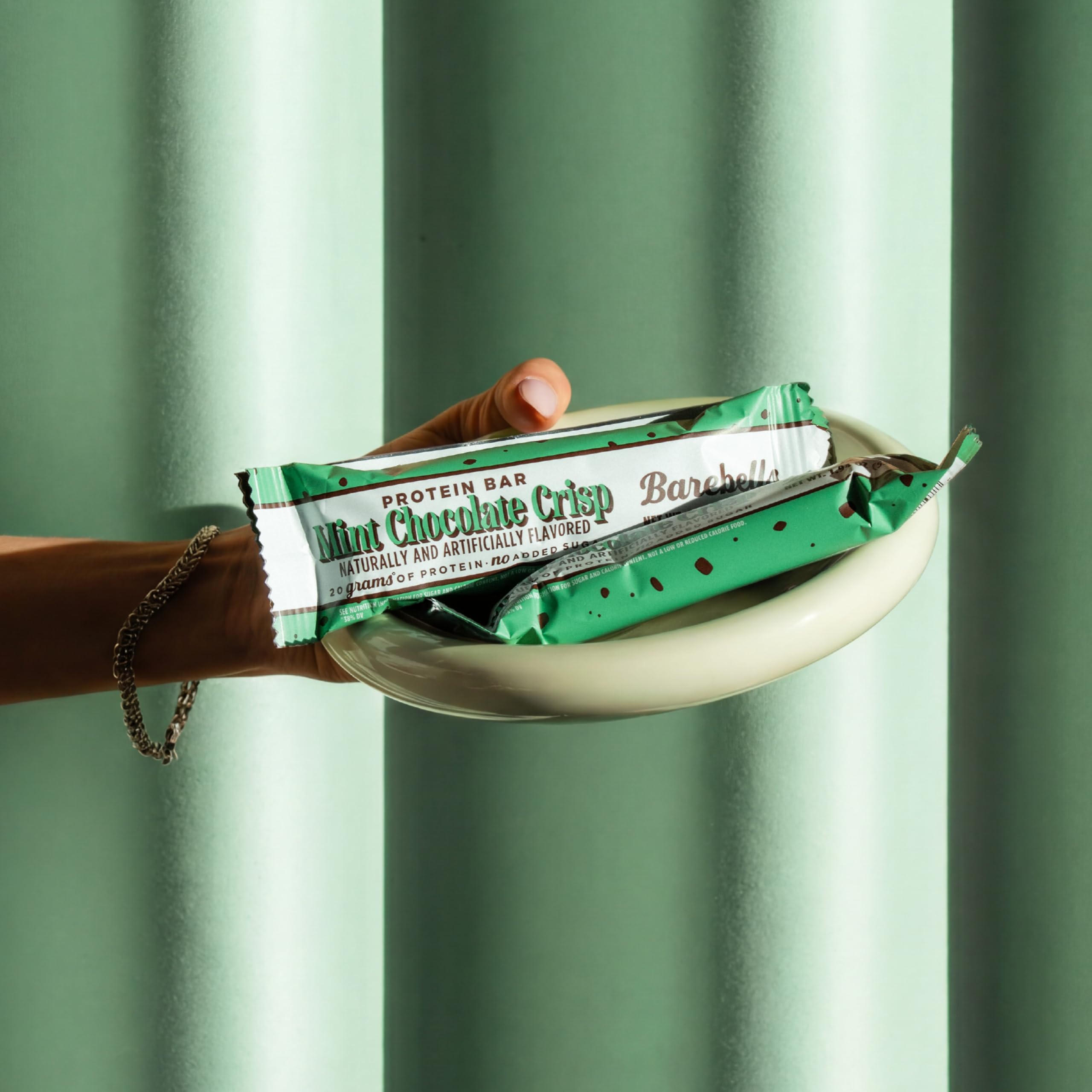 Barebells Mint Chocolate Crisp Protein Bar – 20g Protein – No Added Sugar – 12 x 55g High Protein Snack – Post Workout Snack — Amazon image 6