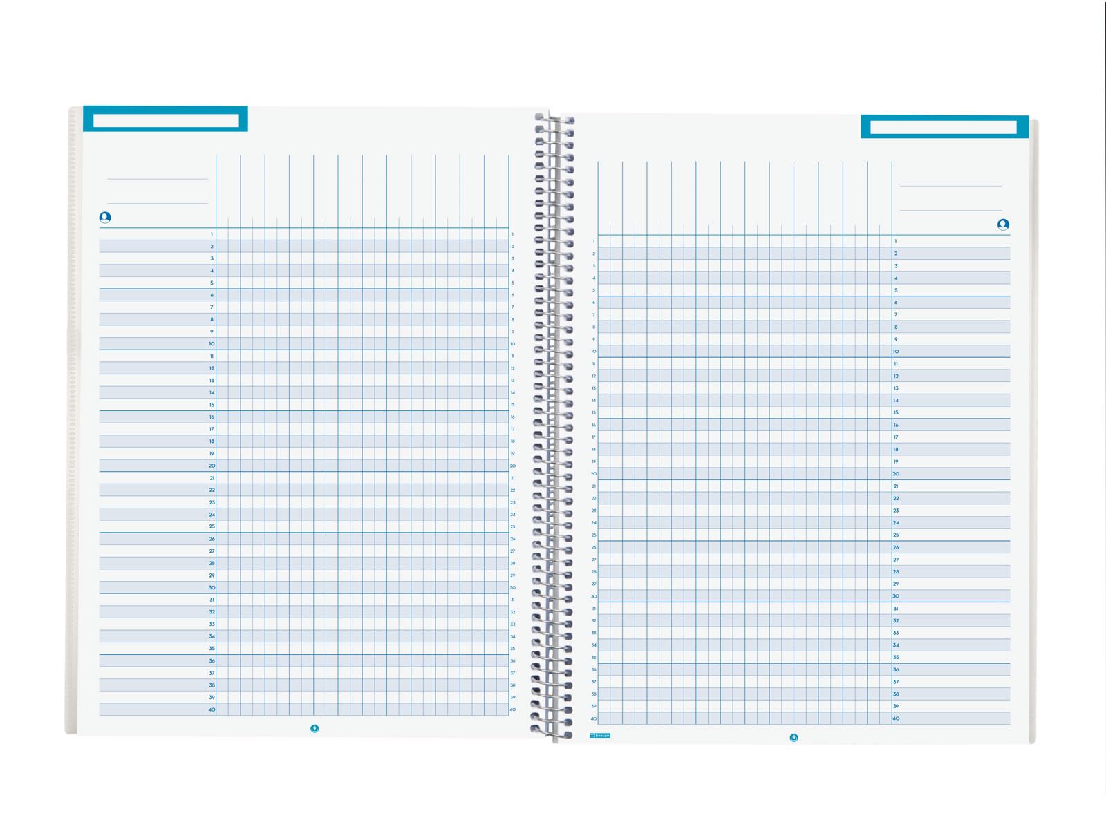 Finocam - Planificador de Clases Semanal | Organiza Hasta 8 Horas | Anualidad sin Fecha | con Pegatinas y 2 Fundas Transparentes | Espiral Metálica | Portada Personalizable, 230x310mm Grande | Español