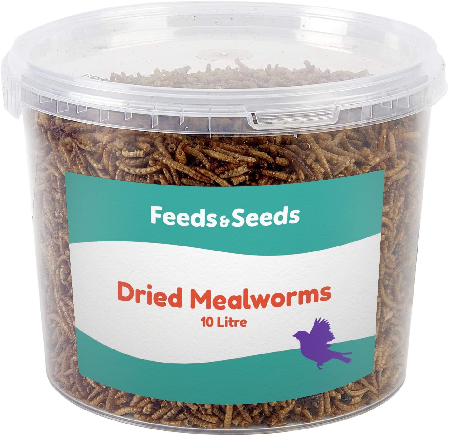 Feeds&Seeds Dried Mealworms Mealworms in Tub or Refill Bags Premium Insectivorous Wild Bird