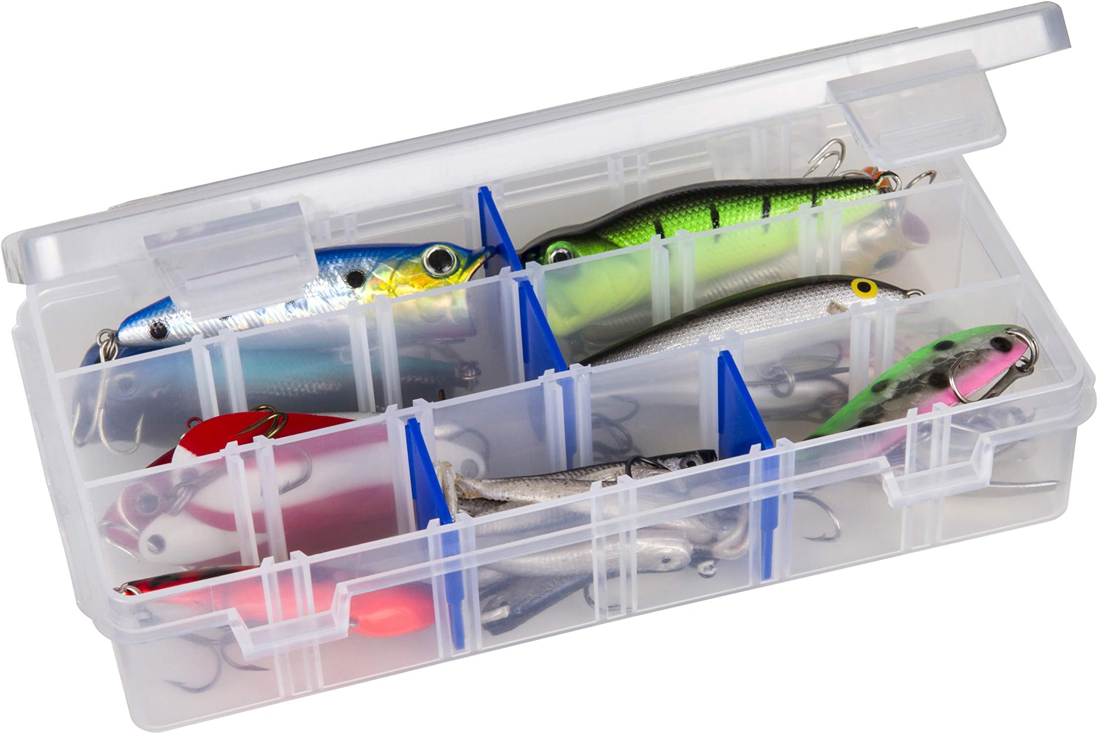 2003 Tuff Tainer See-Through Storage Box, 3 Fixed Compartments, 15 Zerust Dividers