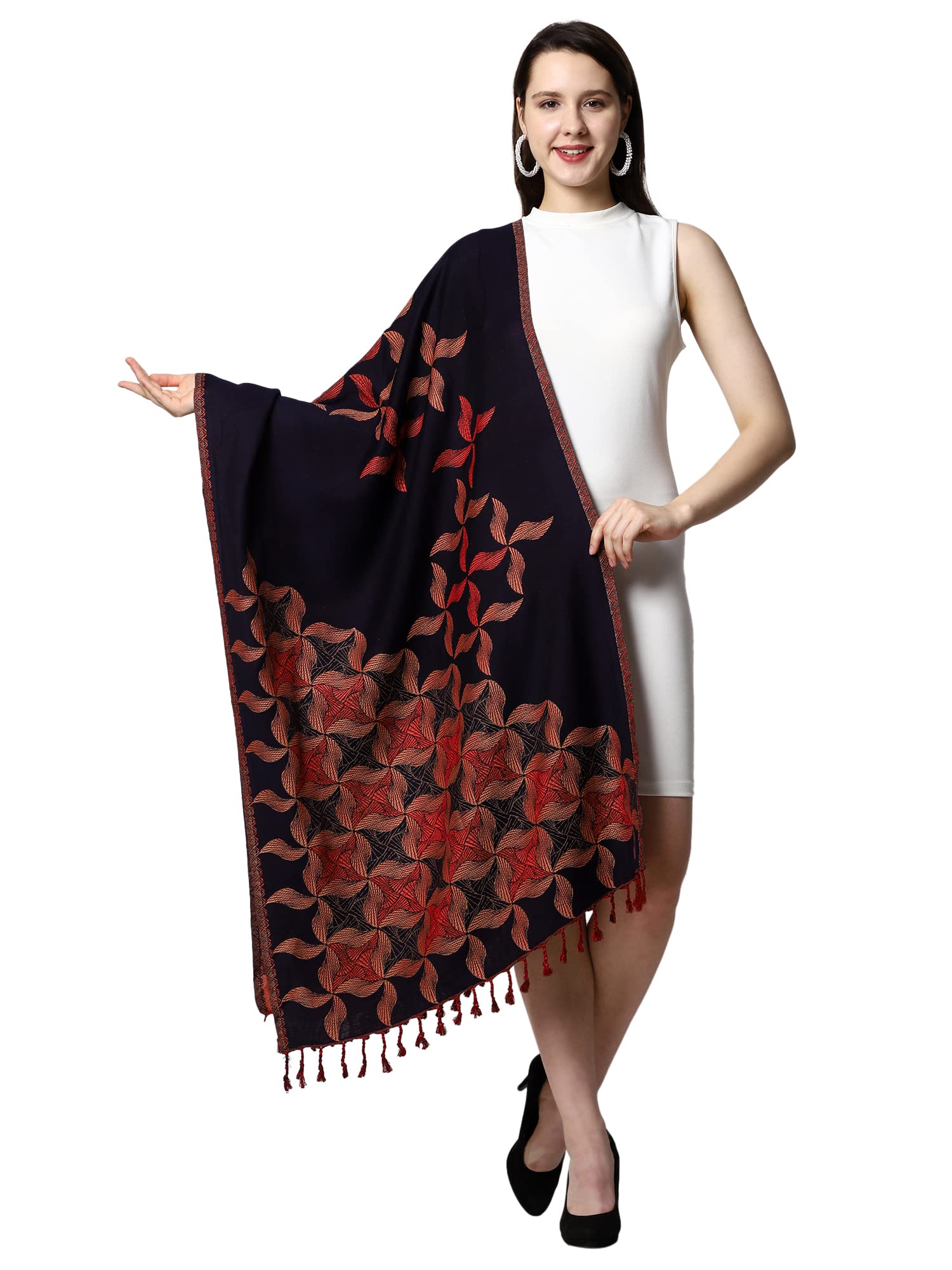 SWI WITH LABELWomen's Jammawar Wool Stole 2K48