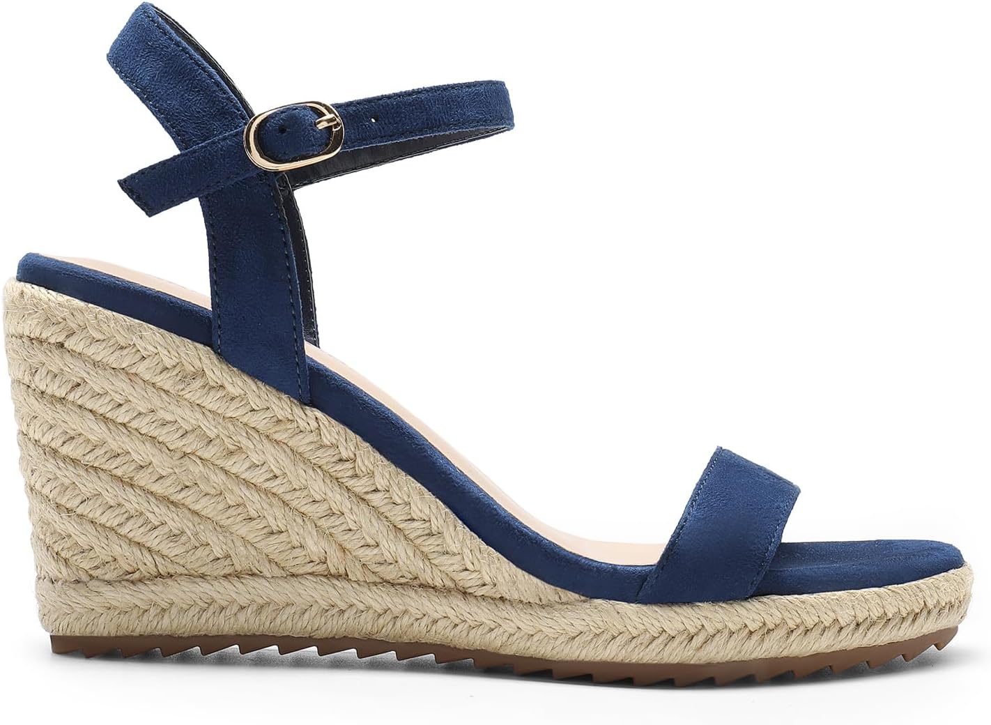 DREAM PAIRS Espadrilles Wedge Sandals for Women, Women's Open Toe Summer Dressy Sandals with Adjustable Ankle Strap and Soft Footbed - Image 4