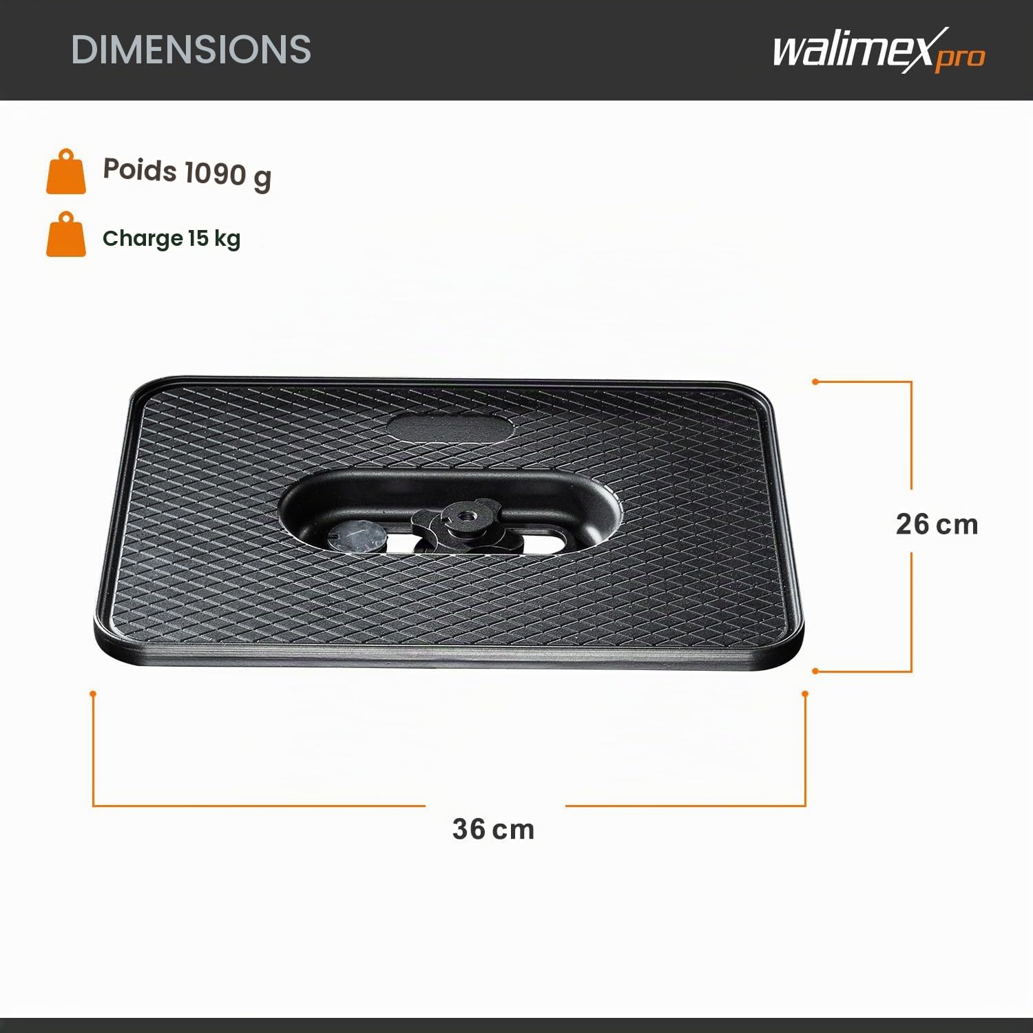 Plateau walimex pour ordinateur portable/projecteur