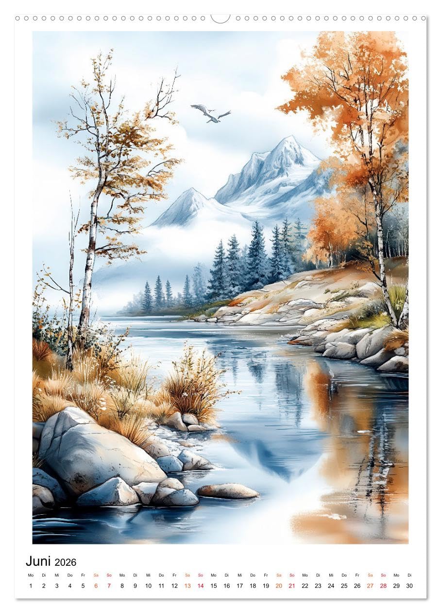 Alaska - Landschaften, Tiere, Freiheit (hochwertiger Premium Wandkalender 2026 DIN A2 hoch), Kunstdruck in Hochglanz: Das Land der Verzauberung - majestätisch, wild, frei. (CALVENDO Natur)