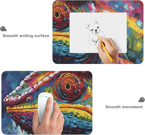 Miniatura 3 de Alfombrilla de mouse grande de 35.5 x 16 pulgadas con costuras antideshilachamiento, base de goma antideslizante, ideal para juegos y uso en la