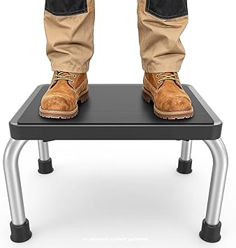 Loyoda Medical Step Stool with Anti-Slip Platform & Feet, Widely Use Foot Stool for Bedroom Kitchen Bathroom, Heavy Duty Step Stool Holds up to 350 lbs
