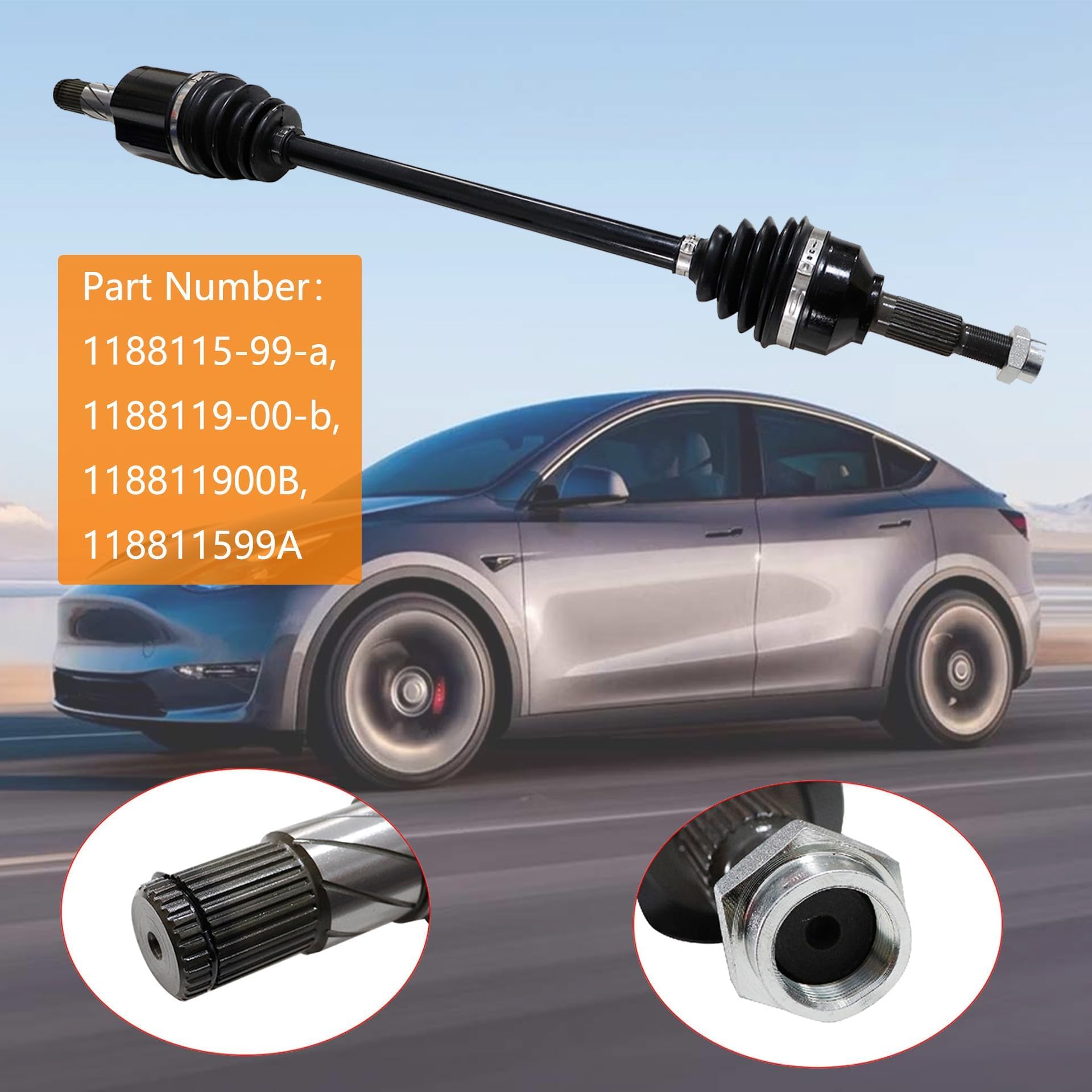 Amazon.com: GXARTS Front Left or Right Halfshaft Driveshaft