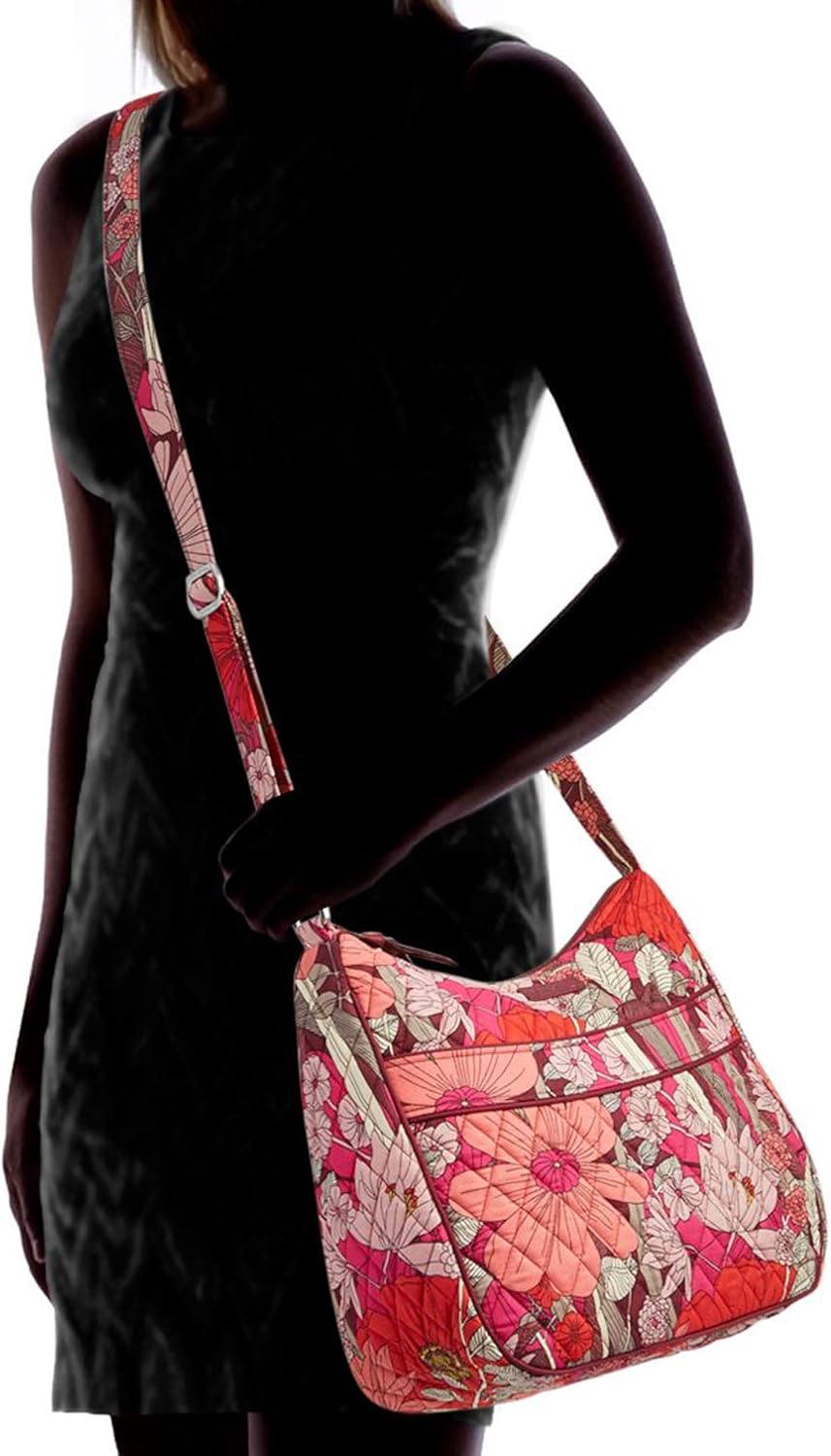 Vera Bradley Women's Cotton Carryall Crossbody Purse