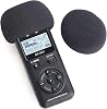 YOUSHARES 2 PCS DR05X Windscreen Foam Filter Fits Tascam DR-05X DR-05 Portable Digital Recorders, DR05X Mic Windscreen Pop Filter