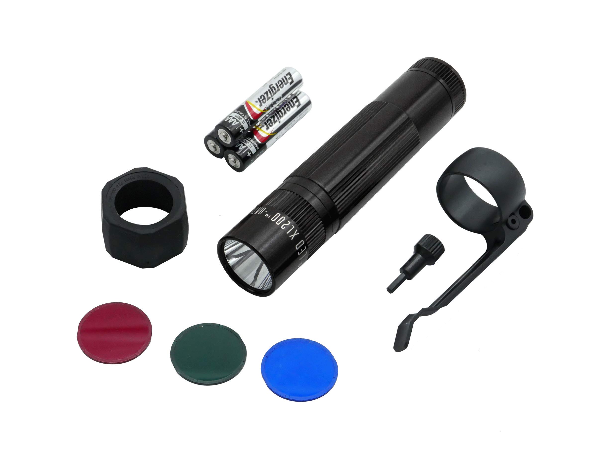 Maglite XL200 LED 3-Cell AAA Flashlight Tactical Pack, Black