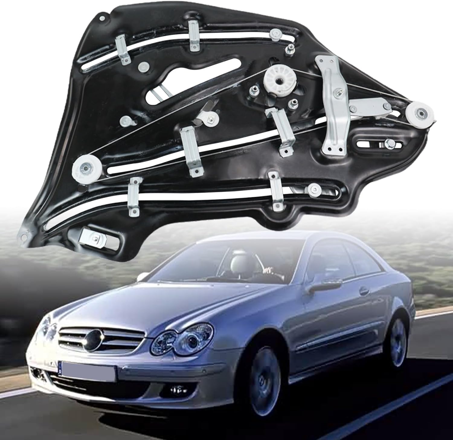 2096700103 A2096700103 Driver Window Regulator Rear Left Driver Quarter Glass Regulator for Mercedes-Benz CLK280 CLK350 CLK500 CLK550 CLK55 AMG CLK63 AMG A209 C209 2003-2009