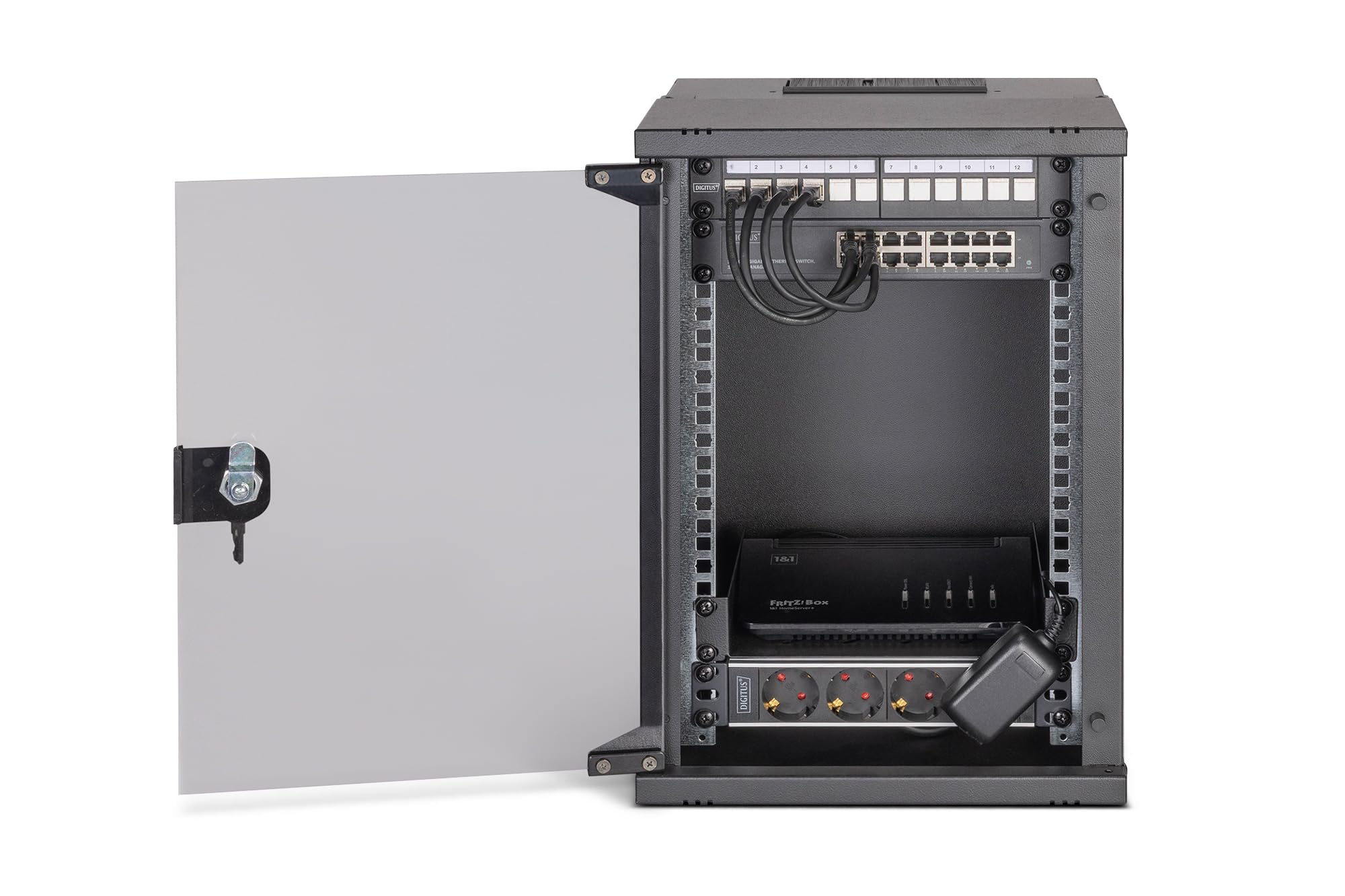 Digitus NetzwerK-Set Soho Pro, 254 Mm (10") - 9he, 315 X 300 Mm (b X T) (dN-49103-Set)