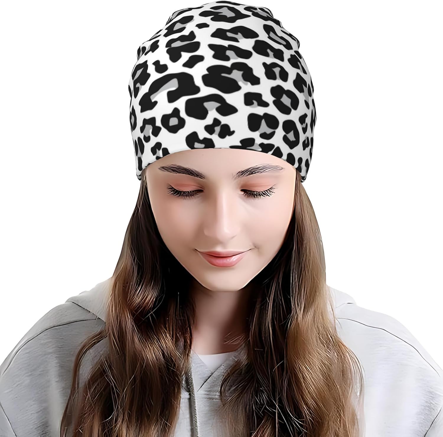 Christmas Beanie Chemo Hat Xmas Skull Cap Slouchy Knitted Hats Soft Headwear for Women Men Adults - Image 3