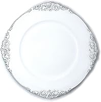 Vista 34 de allgala Platos Base Redondos de Calidad Pesada - Bases Transparentes para Platos de Cena - Juego de Platos Base para Decoración de Mesa - Ideal