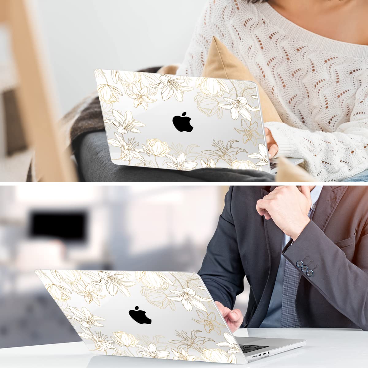 DONGKE Hard Shell Case For M3/M2/M1 MacBook Pro 16" (2021-2024) - Composition Book Design With Keyboard Cover - View #11