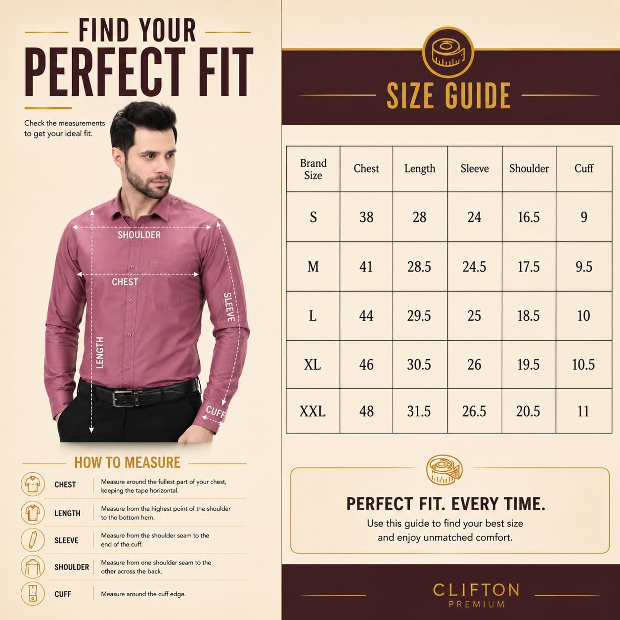 XJARVIS Clifton - Camicia da uomo, in misto cotone, con poket e maniche lunghe, con bottoni, colletto casual