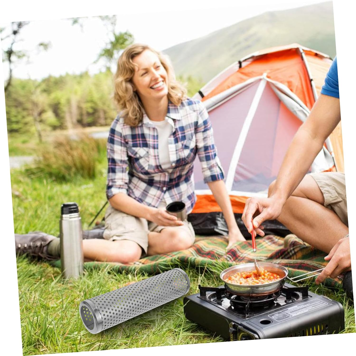 BESTonZON Chimney Pipe Heat Shield Protector for Tent Stoves Insulation Guard with Cooling Spark Prevention for Camping Stoves Enhanced Safety Features