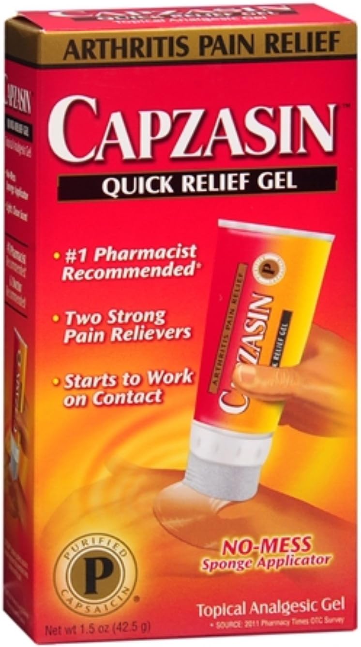 Capzasin Quick Relief Gel 1.50 oz (Pack of 5) Everything Else