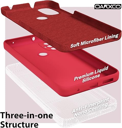 Miniatura 5 de Oaxkco Motorola Moto G Power 2022 - Funda de silicona con protector de pantalla, para mujeres y niñas, bonita funda de teléfono con funda de cámara,
