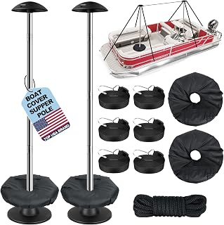 Pontoon Boat Cover Support Poles 2 Pack