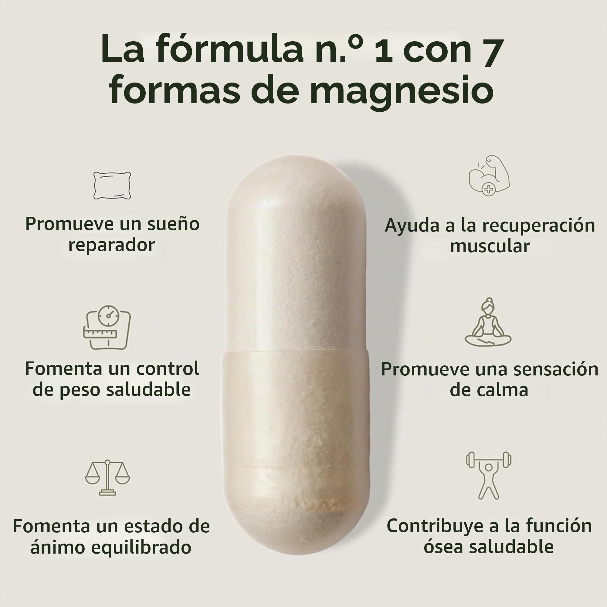 BiOptimizers Magnesium Breakthrough 4.0 Complejo 7 En 1 | 60 Cápsulas