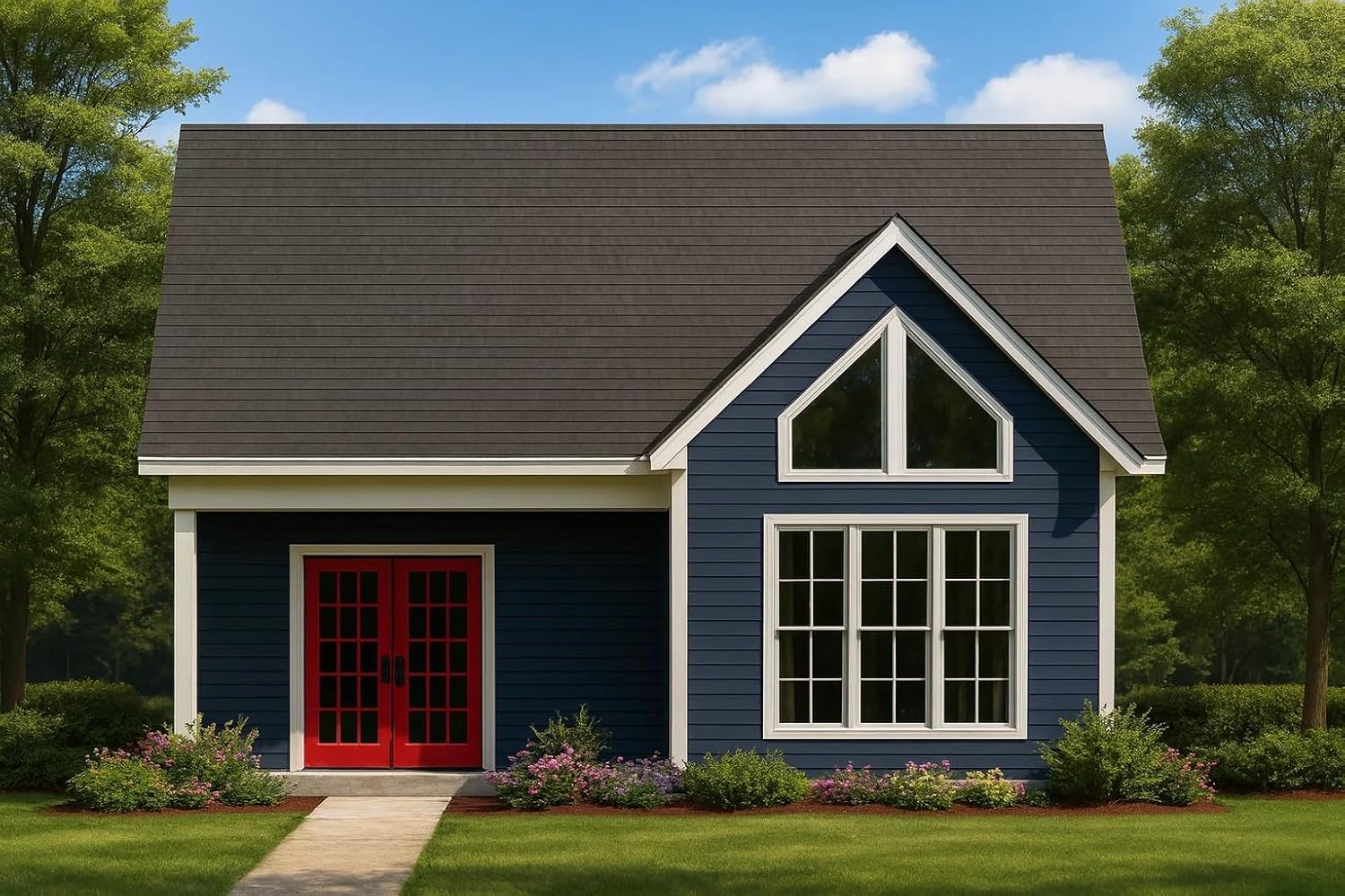 20-1696 House Plan -Cottage Home Plan - 2-Bed, 2-Bath, 1,200 SF