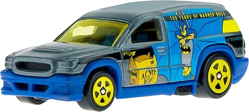 Miniatura 4 de Hot Wheels Cars, Looney Tunes Mash-Up Vehicle, Coche de juguete fundido a presión a escala 1:64 para niños y coleccionistas, Deco coleccionable para