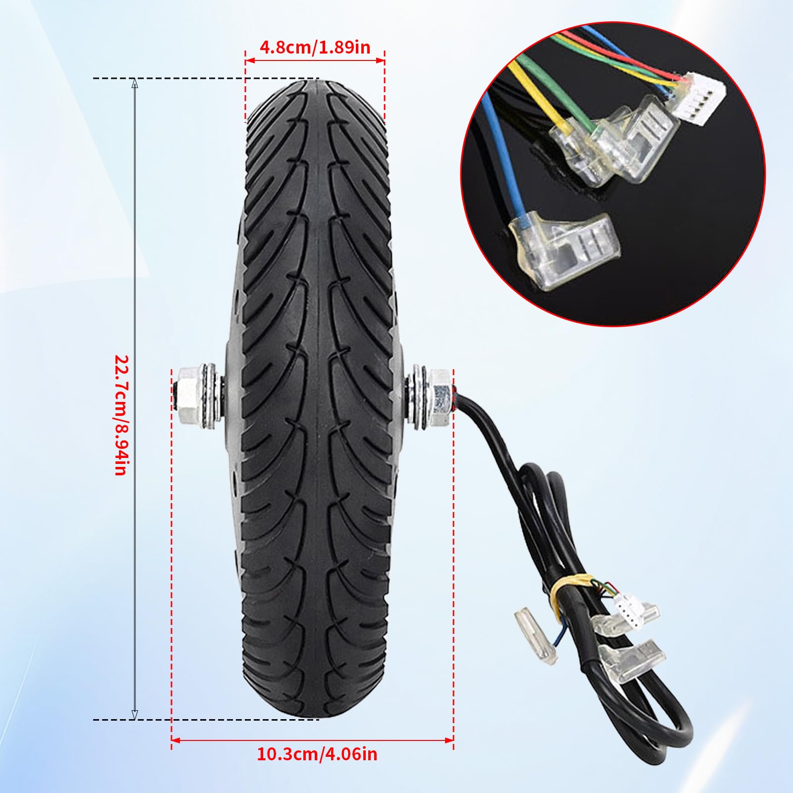 Moteur de moyeu de scooter électrique 36 V 350 W pour Xiaomi M365 Pro Pro2, 8,5", moteur de moyeu sans balais pour Xiaomi Pro Pro2, remplacement des roues motrices
