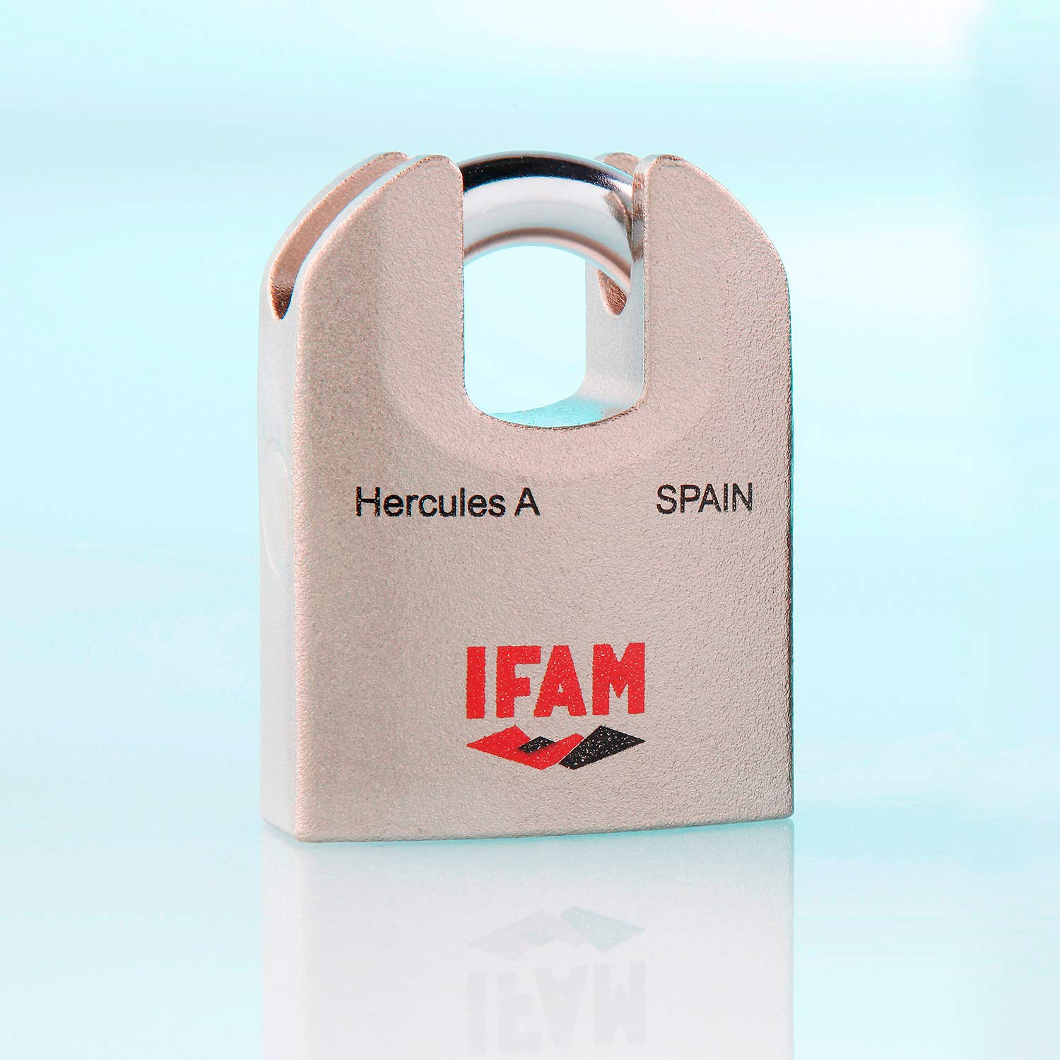 IFAM| Candado Hércules A| Diámetro 11mm| Acero Carbonitrurado| Antiganzúa| Alta Seguridad y Resistencia a la Intemperie| Uso en Exteriores| Máxima Protección