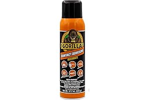 Gorilla Wood Glue Spray Adhesive,12.2 oz, Chemical Resistant, Sandable