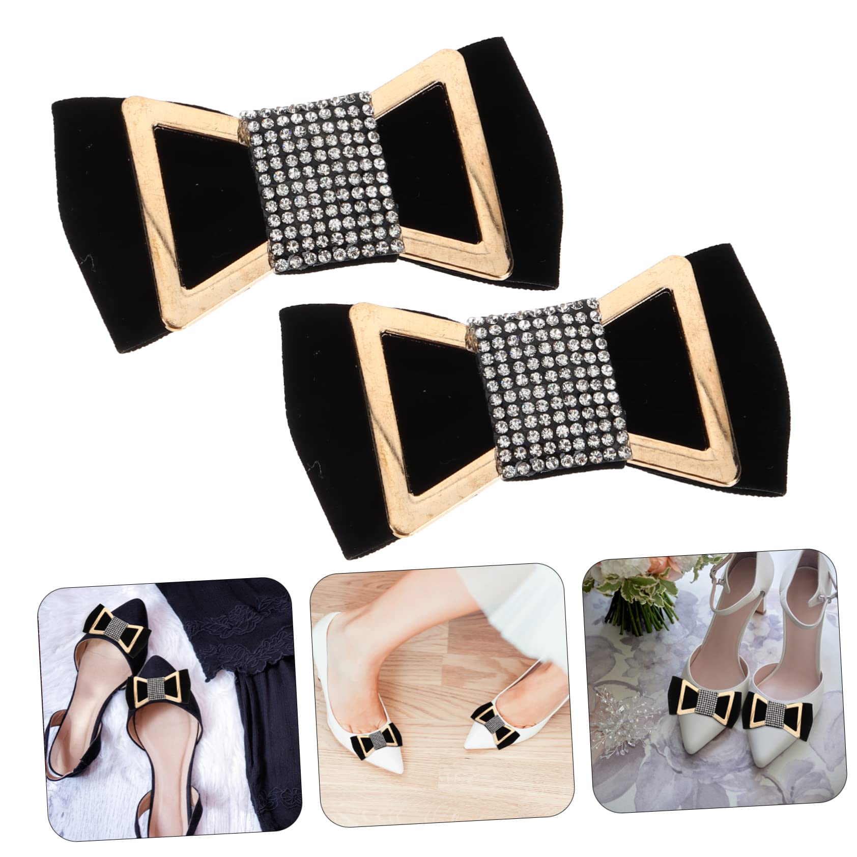 VALICLUD Fermaglio Per Scarpe Con Fiocco Clip Scure Per Scarpe Perni Fibbia Per Con Nodo a Fiocco Archi Spillo Arredamento Ciondoli Decorativi Per Cravatta Arco