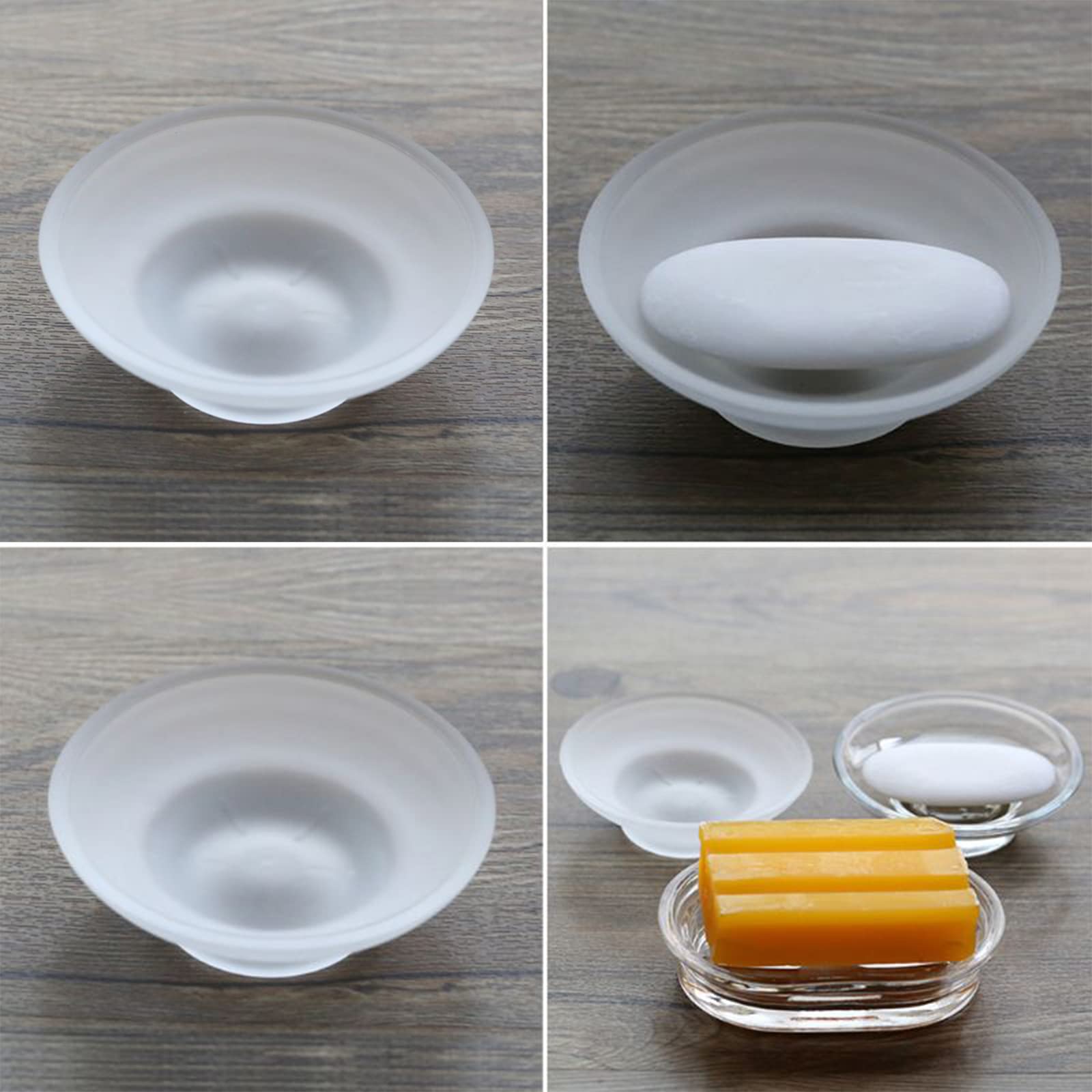Porte-savon en verre dépoli - HYDROS - FW2500 - FOWO France Porte-savon en verre dépoli - HYDROS - FW2500 - FOWO France