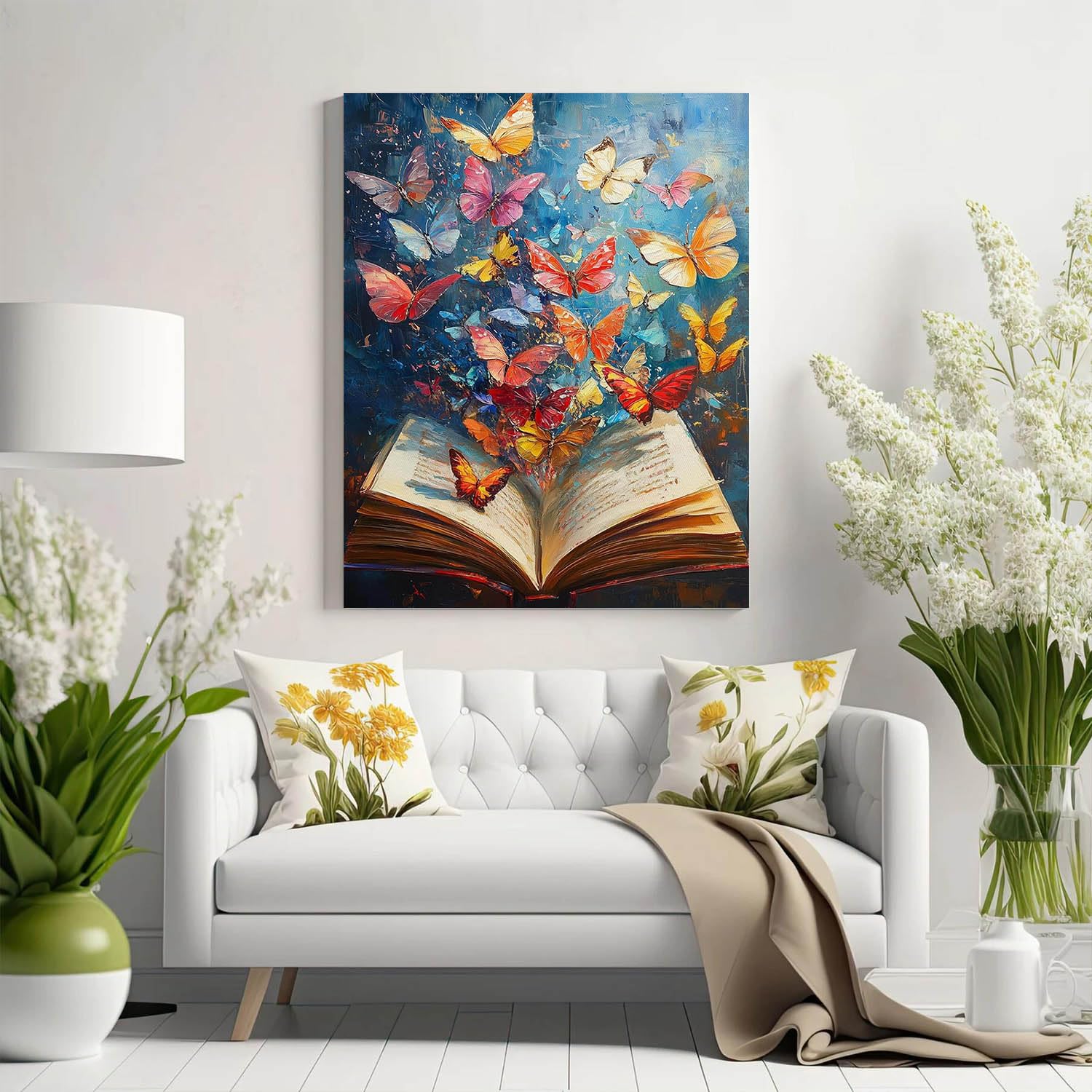 Butterfly Diamond Painting Kit - Magical Book Art -5 Butterfly Diamond Painting Kit - Magical Book Art -5