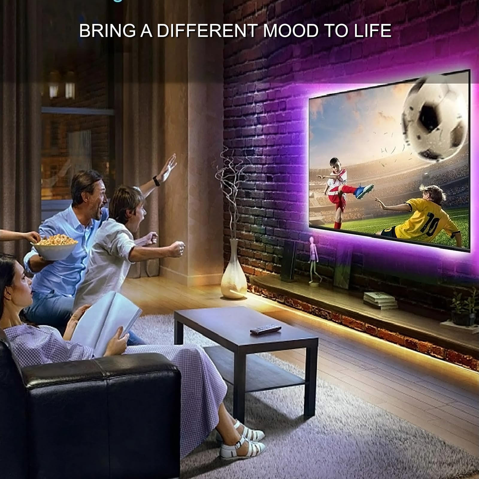 LED Strip RGBWW 3 meter IP65 incl. App & RF-afstandsbediening