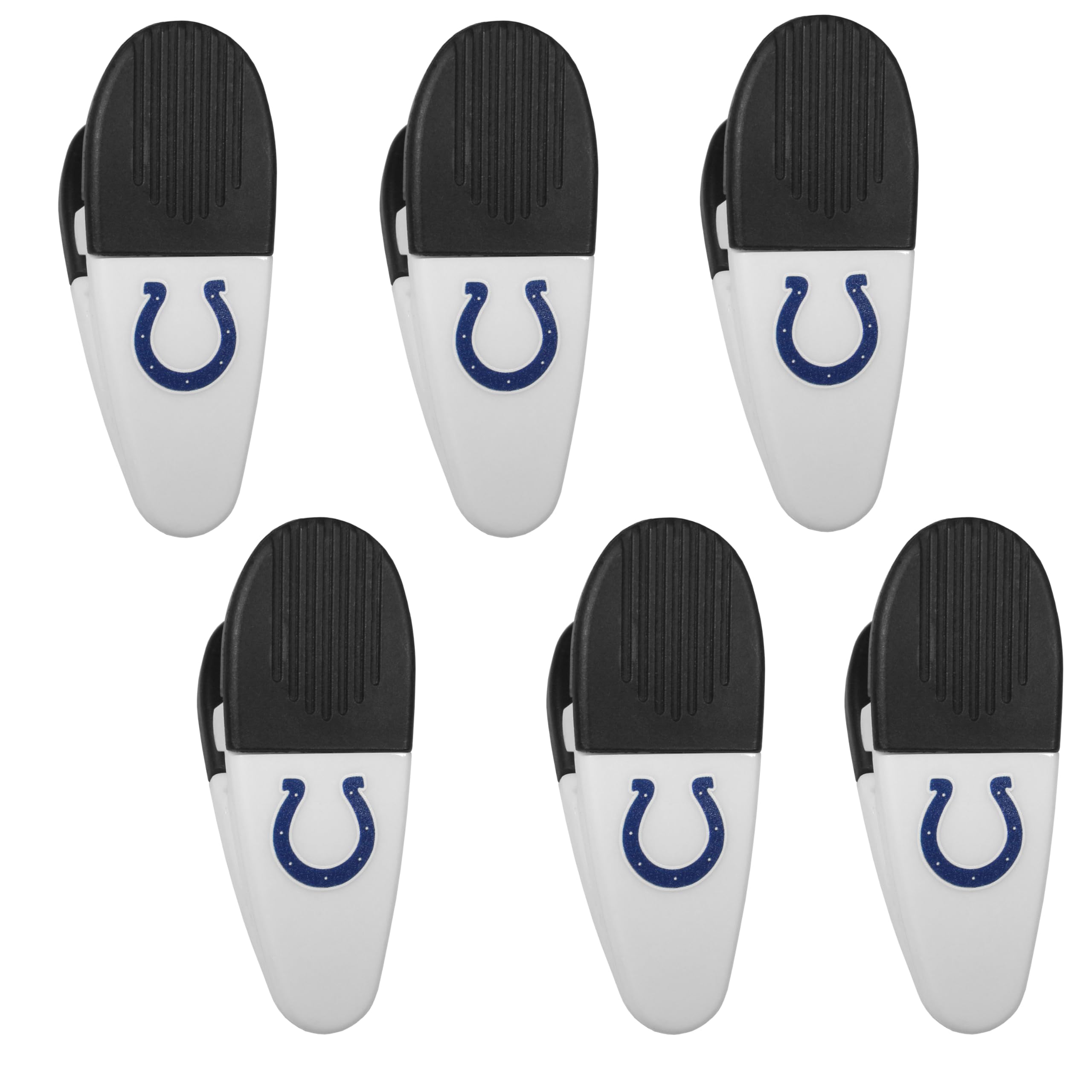 Siskiyou Sports NFL Indianapolis Colts Chip Clip Magnets, 6pk White, One Size