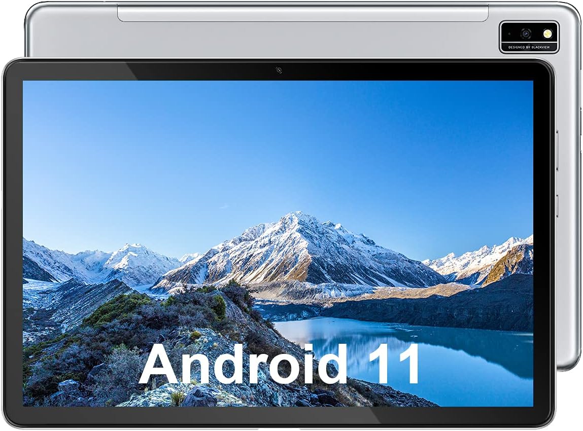 Tab10 Tablet 10.1 Inch, 5G WiFi + 4G Dual SIM Android 11 4GB RAM + 64GB ROM (TF 128GB) Octa-Core 2.0GHZ Processor, Tablet with 7480mAh Battery, 1200 1920 FHD + with AI Camera 8MP + 13MP