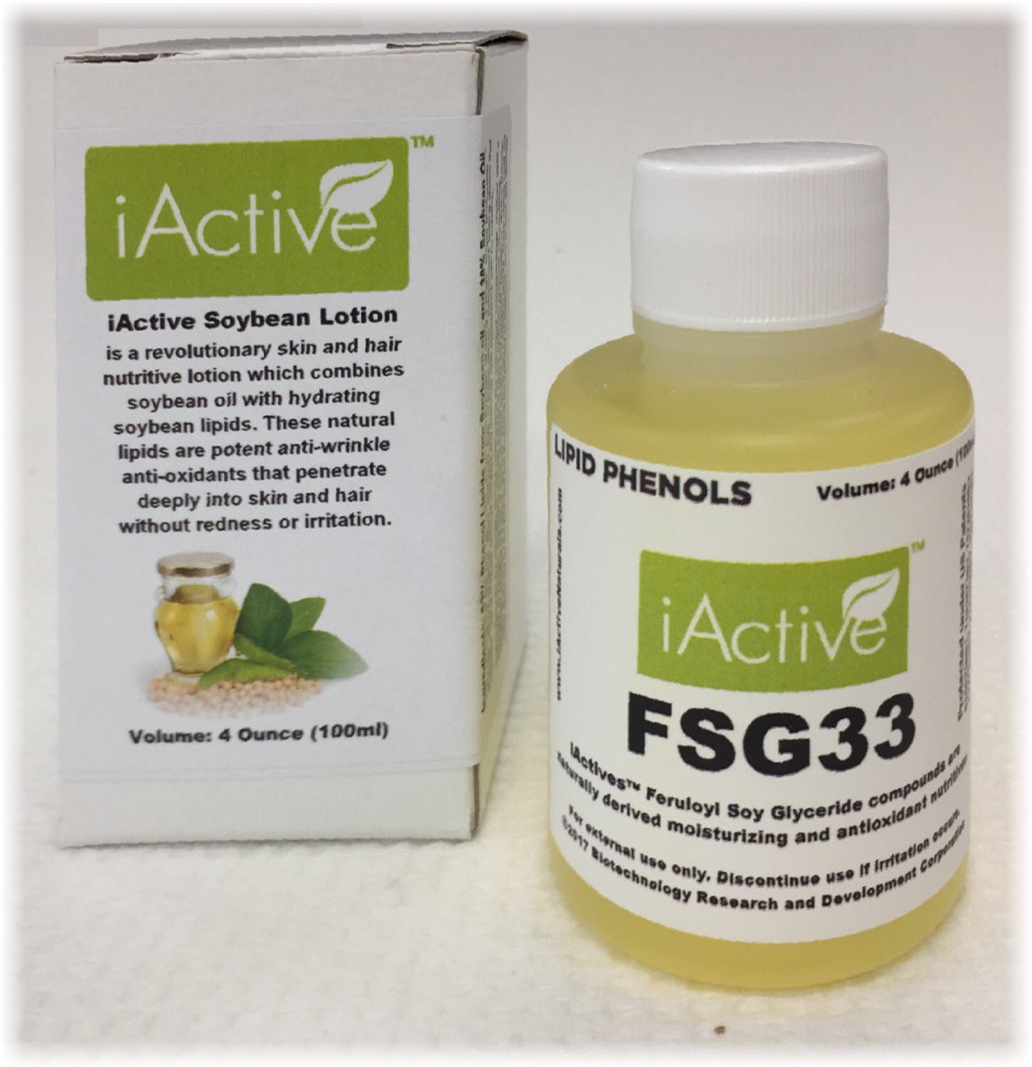 Buy FSG33 Soybean Anti Antioxidant Lipid Lotion for Skin and Hair, 4