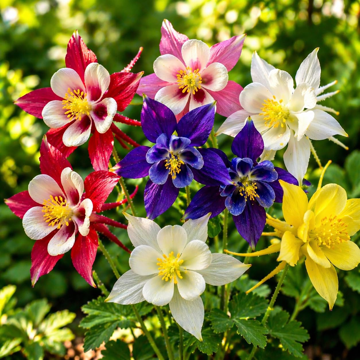 Sweet Caroline Columbine Flowers – 5 Bulb Collection