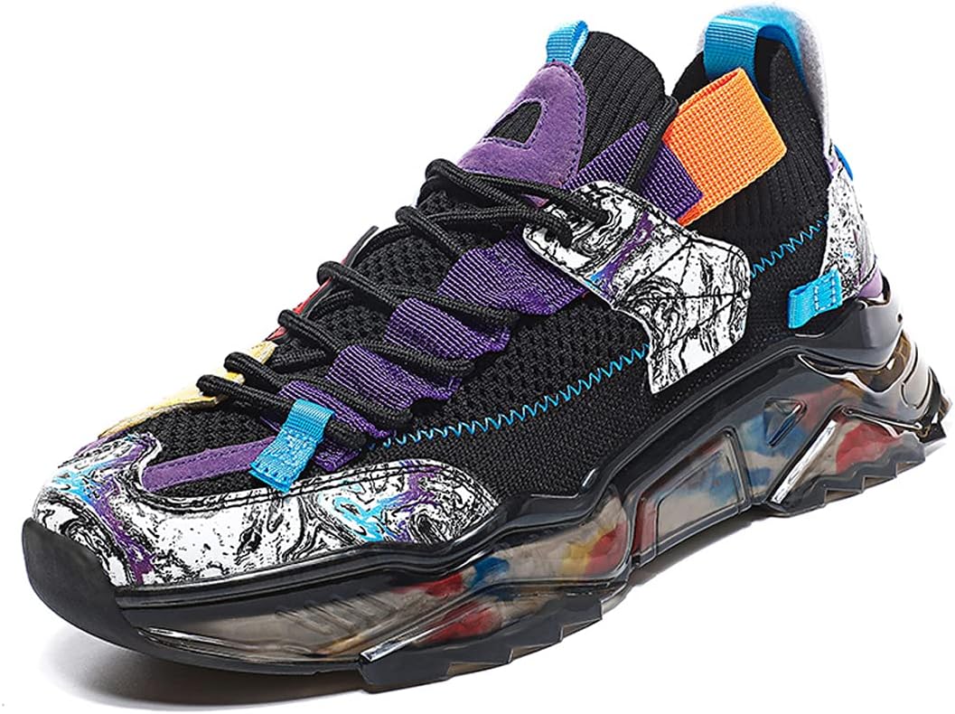 GSIGUL Mens Fashion Sneakers Running Shoes Sports Athletic Tennis Walking Shoes Workout Casual Shoes