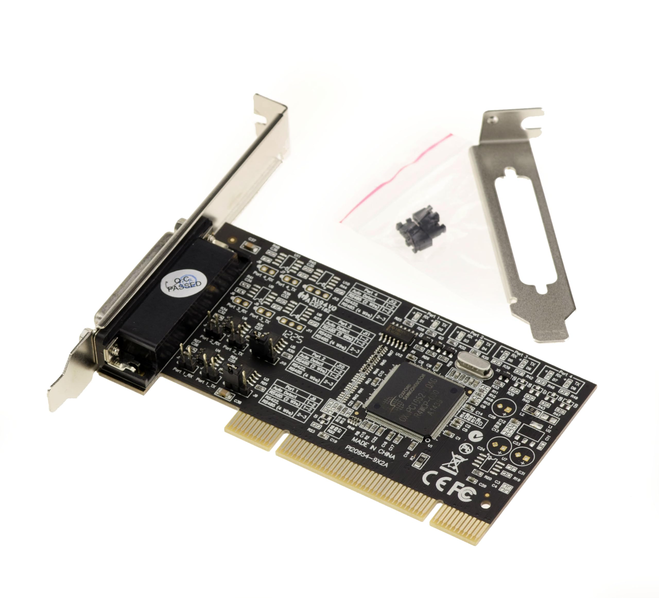 KALEA-INFORMATIQUE Tarjeta controladora PCI RS422 RS485 de 2 Puertos con chipset Oxford OXPCI952. Protección RS422 RS485 RSD 15KV